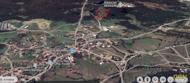 13-DİLOVASI TEPECİK’TE GENİŞ AÇIK ALANLI YENİ DEPO